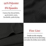 Muscle Cmdr Men's Slim Fit Muscle Polo Shirts Long&Short Sleeve Stretch Quick Dry Tee Casual Golf Athletic T-Shirts (Black M)