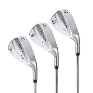 Mile High Life Golf Wedges | Entry Level Golf Sand Wedge Sets | Beginner’s Golf Gap Wedge Sets | Lob Wedge Golf Clubs for Men & Women (50/54/58 Degree Wedge Right Hand)