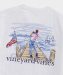 vineyard vines Pier Golf Swing Short-Sleeve Pocket Tee, White Cap, XL