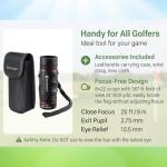 Barska Blueline 8x22 Waterproof Golf Scope Monocular with Built-in Internal Distance Reticle