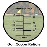 Barska Blueline 8x22 Waterproof Golf Scope Monocular with Built-in Internal Distance Reticle