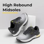 FitVille Wide Mens Golf Shoes Professional Outdoor Waterproof Spiked Golf Shoes for Men(Gray, 10 Wide)