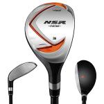 PGM Golf Club Set - 9 Pieces Junior Complete Golf Club Set for Kids Children - Right Handed - Driver(#1), Hybrid, Iron(#7,#9,#S), Putter, Golf Stand Bag