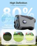 Opaita Golf Rangefinder with Slope and Magnetic: 8X Magnification with Flag Pole Locking Vibration for Golfing and Hunting - 1200 Yards High-Precision Rechargeable Laser Range Finders for Golfer