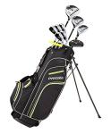 Precise M3 Men's Complete Golf Club Set, Includes Driver, Fairway, Hybrid, 6-PW, Putter, Stand Bag, 3 H/C's, Men’s Golf Clubs Full Set Right Handed, Regular, Petite or Tall Size