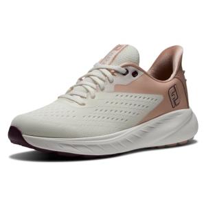 FootJoy Women's FJ Flex XP Previous Season Style Golf Shoe, Beige/Peach, 8