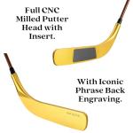 ZEETY Golf Putter, CNC Milled Hockey Stick Style Blade Putter – Unique Golf Gifts for Men and Women, Precision Milled Face, Fun Novelty Golf Club