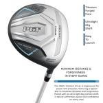 PGF Women Lady Gold TP Complete Golf Club Package Set [11-Pieces] [Hand: Right] [Length: Petite]