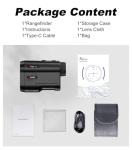 Golf Rangefinder with Slope, 1000 Yards Range Finder Golf, 6X Magnification, Flag Pole Locking Vibration, Recharable Golf Range Finder