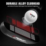 PGM Golf Club Two-Way Chipper 36°, Dual-Sided Chipper Putter for Men & Women, Short Game Improvement Wedge Right & Left Handed, Blue TUG071