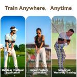 Diffuse Petrichor Golf Swing Trainer Aid,Swing Correcting Arm Band,Swing Golf Aid Trainer,Golf Trainer for Right & Left-Handed Players