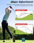 1200 Yards Range Finder Golf, 7X Magnification Golf Rangefinder with Slope, Laser Range Finder with Flag Lock, 0.5 Yard Accuracy, Ideal Golf Accessories for Golfers & Hunting