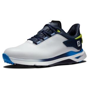 FootJoy Men's Pro/SLX Previous Season Style Golf Shoe, White/Navy/Lime, 11.5