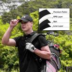 Golf Cart Bag with 14 Way Organizer Divider Top, Lightweight Golf Bags for Man Woman with Cooler Pouch, Backpack Strap (Black/Red)