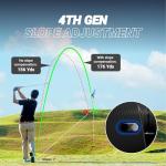 Blue Tees Golf Series 4 Ultra Golf Rangefinder with Slope Switch (Navy)