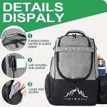 HIMAL HIMAL Disc Golf Bag Holds 22+ Discs, Durable Disc Golf Backpack with Large Capacity, and Multiple Storage Pockets
