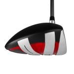 Powerbilt TPS Blackout Max Driver, Men's Left Handed Black/Red