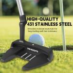 XINGGM CNC Golf Putter for Men Right Handed,Blade/Mallet Putters,Golf Head Cover Included-34 Inches (2025 Model，M-03 PT)