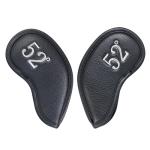 Craftsman Golf Black 52 56 60 Degree Golf Wedges Headcovers Covers Embroidered Club No. on Both Sides Magnetic Closure…
