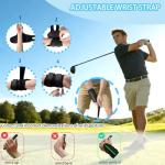 Siciwelely 3-Piece Golf Wrist Trainer Set with Wrist Strap/Arm Band/Storage Bag, Golf Wrist Training Aid to Correct Wrist Angle & Develop Muscle Memory,Golf Wrist Brace Corrector for Golf Beginners