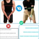 Siciwelely 3-Piece Golf Wrist Trainer Set with Wrist Strap/Arm Band/Storage Bag, Golf Wrist Training Aid to Correct Wrist Angle & Develop Muscle Memory,Golf Wrist Brace Corrector for Golf Beginners