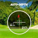 Blue Tees Golf Series 4 Ultra Golf Rangefinder with Slope Switch (Black)