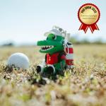 VannyVee Sports Gator Caddy Golf Tee Holder, Includes 8 Golf Tees, Fun Golf Accessories for Men and Women, Stylish Golf Bag Accessory and Golf Gift