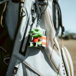 VannyVee Sports Gator Caddy Golf Tee Holder, Includes 8 Golf Tees, Fun Golf Accessories for Men and Women, Stylish Golf Bag Accessory and Golf Gift