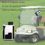 HiREED Golf Rangefinder with Slope 1200 Yards Laser Range Finder Golf Continuous Scan Flag Lock Vibration, 7X Magnification Strong Magnet USB Rechargeable Range Finders with Magnet Stripe