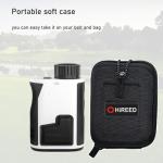 HiREED Golf Rangefinder with Slope 1200 Yards Laser Range Finder Golf Continuous Scan Flag Lock Vibration, 7X Magnification Strong Magnet USB Rechargeable Range Finders with Magnet Stripe