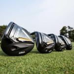 PGM NSR V 18 Piece Men's Complete Golf Club Sets - Adjustable Loft Titanium Driver (0.86 COR), Precision Weighted Fairway Woods, Forged Irons, CNC Milled Putter, with Stand Bag - Right Handed