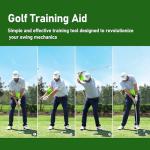 Hairchens Golf Training aids, Connector Golf Training aids, Help Train The Correct Swing Action and arm Structure. The Golf Swing Trainer is Suitable for All Levels of Golfers