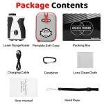 Golf Rangefinder with Slope -1200 Yards Laser Range Finder for Golfing & Hunting, 7X Magnification, Flag Locking Vibration, Rechargeable & Magnet Stripe, Best Golf Accessories Gift (Grey Carry Bag)