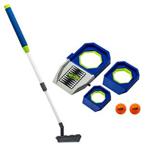 NERF Trick Shot Golf Set - Indoor + Outdoor Putting Trick Shot Kids Golf Set - Includes Putter, Balls, Ramp + Cups - All-in-One Toy for Kids
