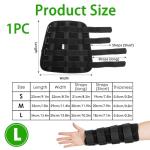 RJLCTH Straight Arm Golf Swing Trainer, Adjustable Tension Elbow Brace with Three Metal Stays for Lead Arm Correction, Golfers Practice Training Aid Perfect for Beginners and Seasoned Players