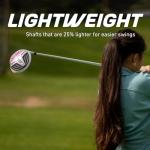 Precise XD-J Junior Complete Golf Club Set for Children Kids - 3 Age Groups Boys & Girls - Right Hand & Left Hand! (Orange Ages 3-5, Right Hand)