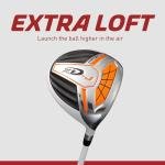 Precise XD-J Junior Complete Golf Club Set for Children Kids - 3 Age Groups Boys & Girls - Right Hand & Left Hand! (Orange Ages 3-5, Right Hand)