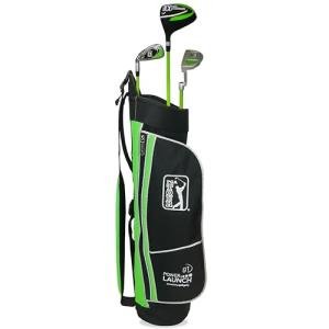 PGA TOUR Kids Golf Club Set for Ages 3-5 (3’6”-4’1”) – Left Handed Junior Beginner Starter Set with Driver, 7 Iron, Putter & Lightweight Stand Bag – Youth Golf Clubs for Boys & Girls by Golfgen