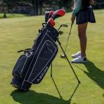 Aspire XD1 Teen Golf Club Set for Ages 13-16 (5'1"-5'6") - Left/Right-Handed Complete Youth Golf Club Set with Driver, Hybrid, 7-PW Irons, Putter, Stand Bag & 3 Headcovers (Right Hand)