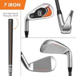 PGA TOUR Youth Golf Club Set – 10-Piece Left-Handed Junior Golf Club Set for Ages Ages 12-17 (5’2”-5’10”) – Beginner Golf Clubs for Kids by Golfgen