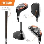 PGA TOUR Youth Golf Club Set – 10-Piece Left-Handed Junior Golf Club Set for Ages Ages 12-17 (5’2”-5’10”) – Beginner Golf Clubs for Kids by Golfgen