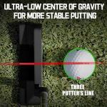 PGM Oversea Golf Putter - Putters for Men Left Handed - Blade Putter for Straighter Putts - Steel Shaft - 34 inch