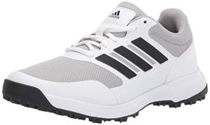 adidas Men's Tech Response Spikeless Golf Shoe, Ftwr White/Core Black/Grey Two, 12.5