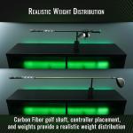 DeadEyeVR - DriVR Elite - Golf Club for Quest - Realistic VR Golf Simulator Handle - Weighted VR Golf Club Grip for Enhanced Play