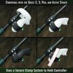 DeadEyeVR - DriVR Elite - Golf Club for Quest - Realistic VR Golf Simulator Handle - Weighted VR Golf Club Grip for Enhanced Play