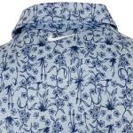 Nike Dri-FIT Tour POA Print Golf Polo Shirt - Lightweight, Full Coverage Pattern Polo (Lt Armory Blue | White, X-Large)