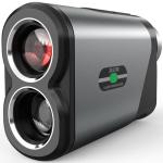 ZELTRI Rangefinder Golf with Slope Indicator Light-1312 Yards Laser Range Finder, 7X Magnification, 0.1s Flag Pin Locking Vibration, Rechargeable, Accessories for Golf