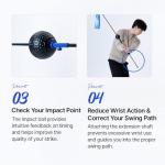 EIGHTEEN H Fast Swing Golf Trainer Speed Distance Training Aid for Long Drives Pro Heoseok