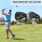 XM-01 Individual Golf Irons or Golf Irons Set - Premium Men Golf Club Iron with Steel Shaft for Right Hand Golfers Stiff Flex (#4 Iron Single, Right)