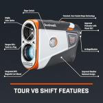BUSHNELL GOLF Tour V6 Shift, White/Black/Orange